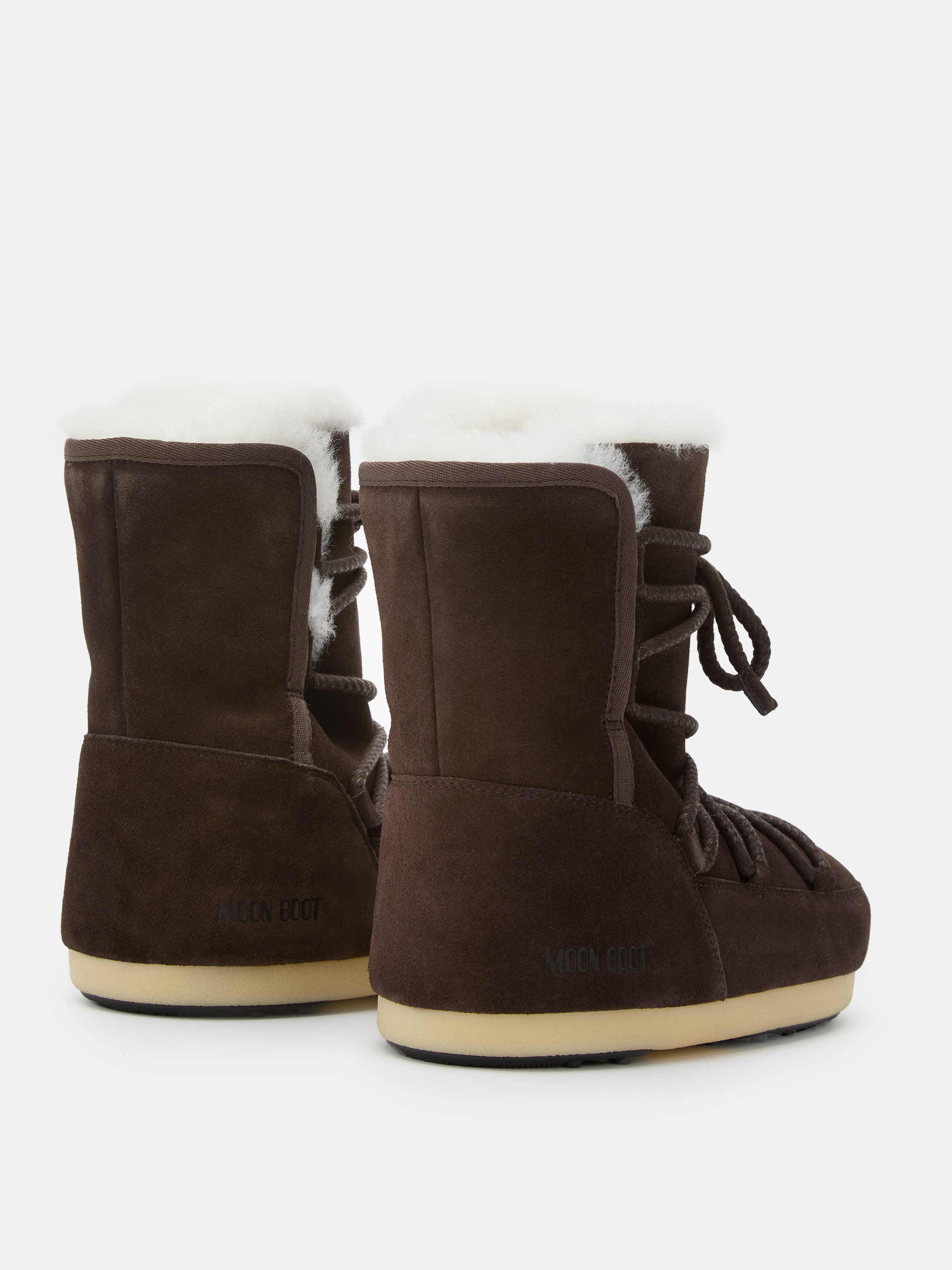 EVX MÅSBRUN SUEDE OCH SHEARLING SKOR