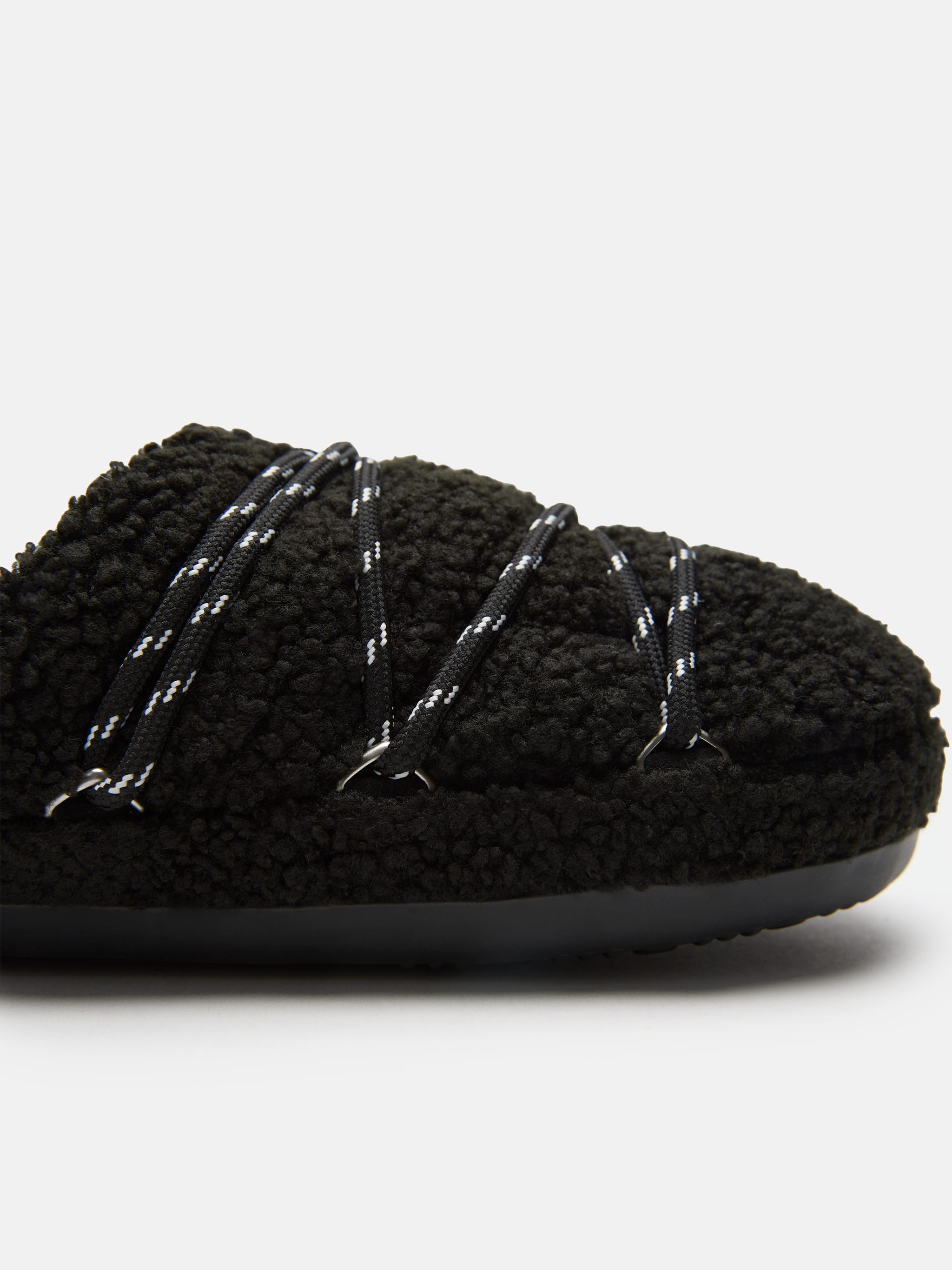 TEDDY SLIPPER SVART