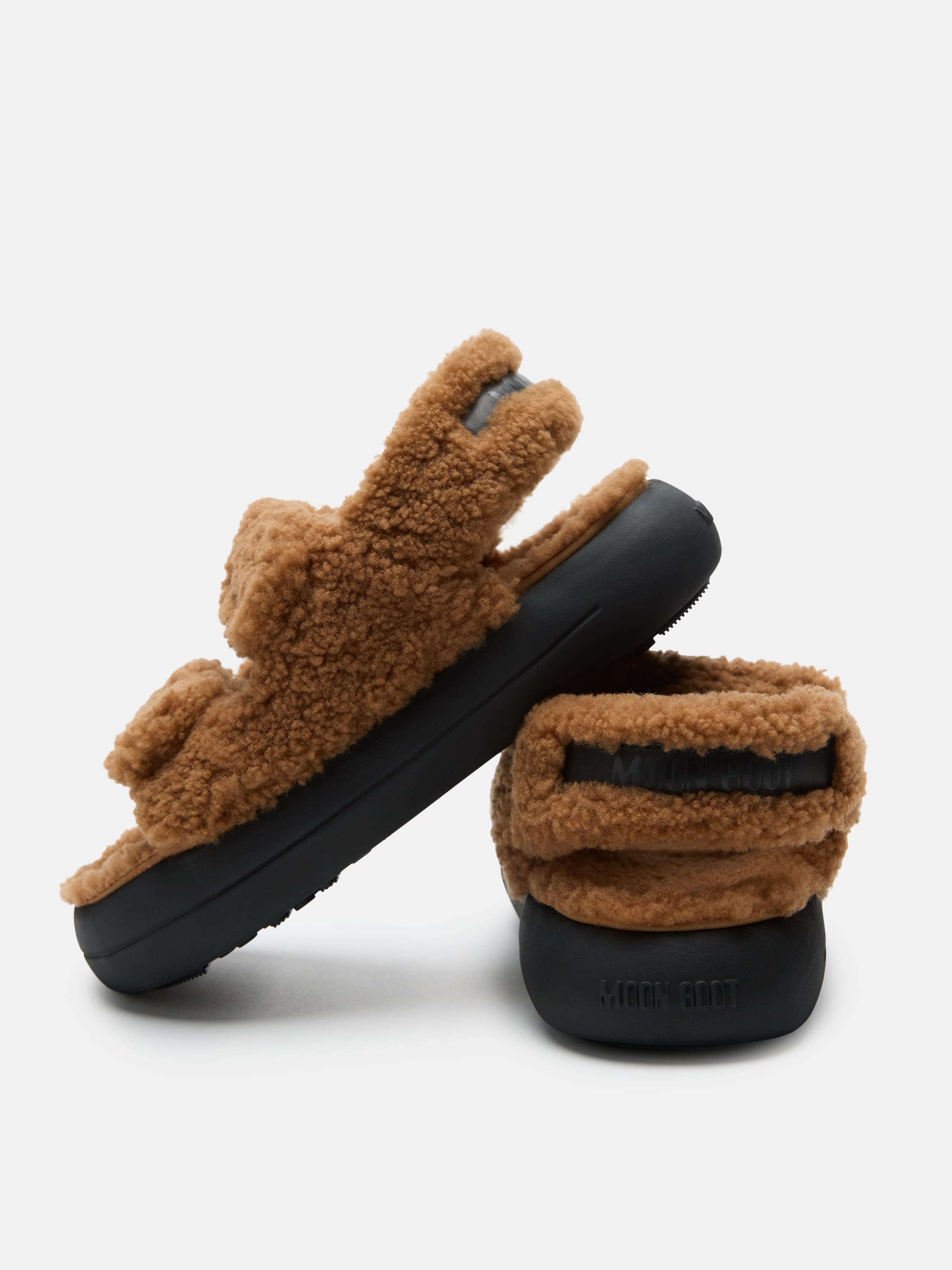 SHEARLING BROWN SANDALER