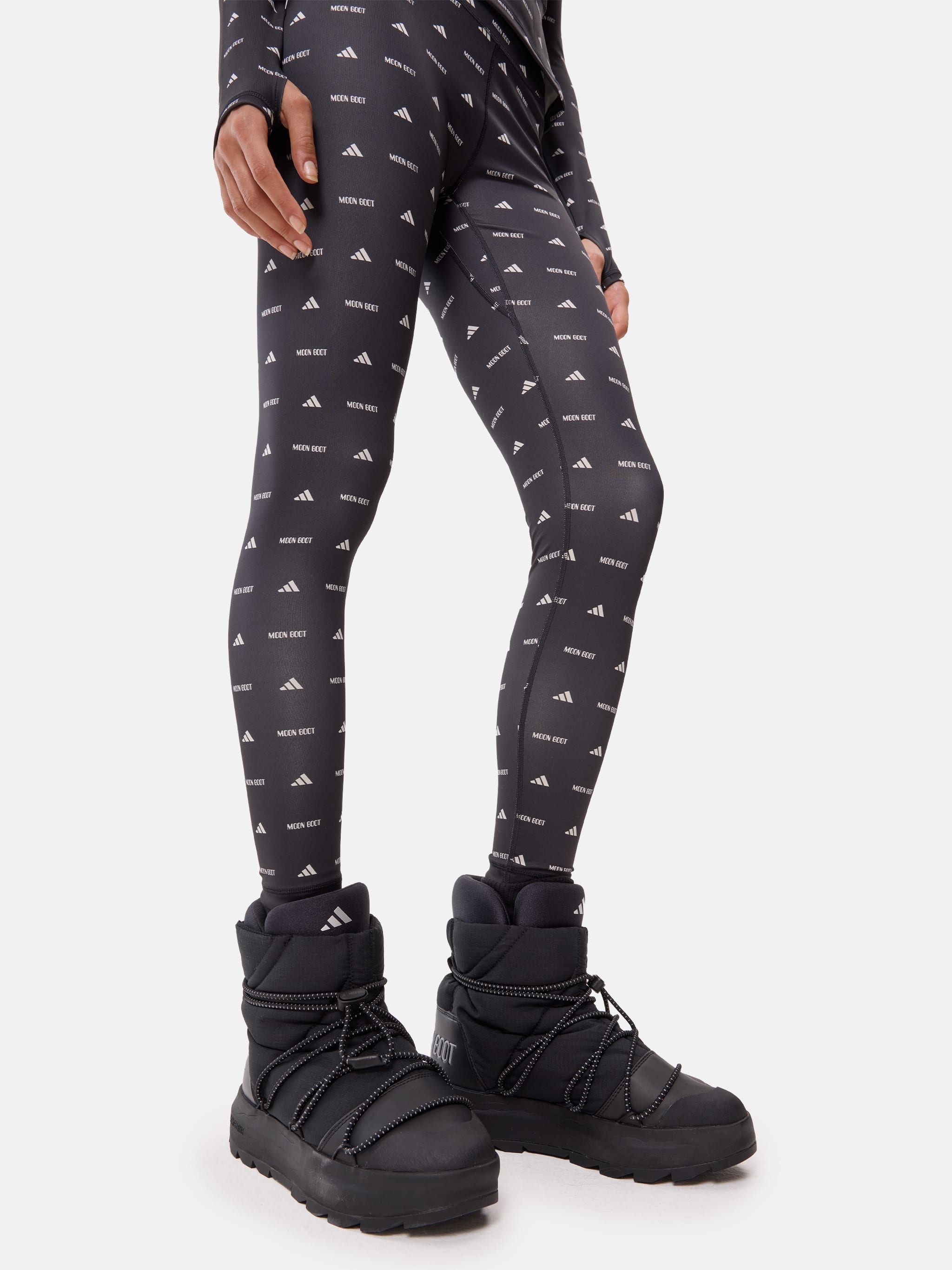 ADIDAS X MOON BOOT SVART LEGGINGS
