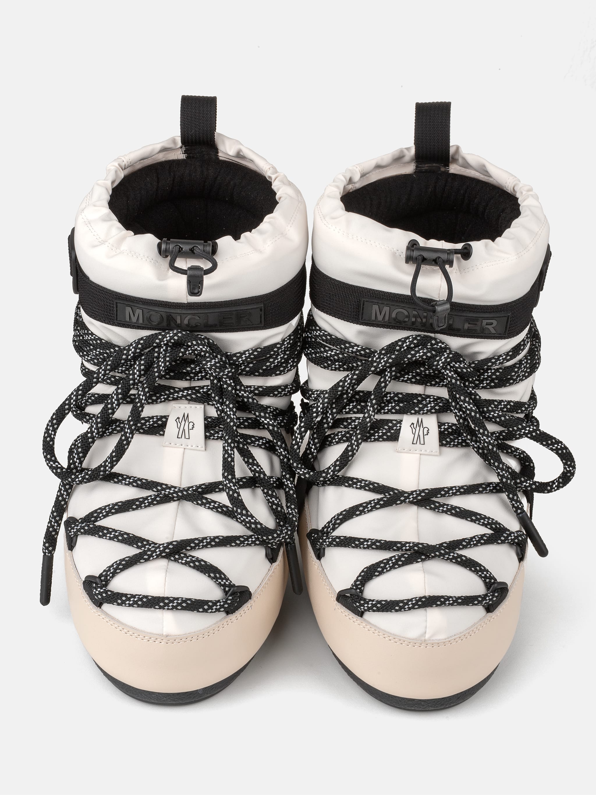MOON BOOT X MONCLER GRENOBLE ICON LOW VITA STÖVLE