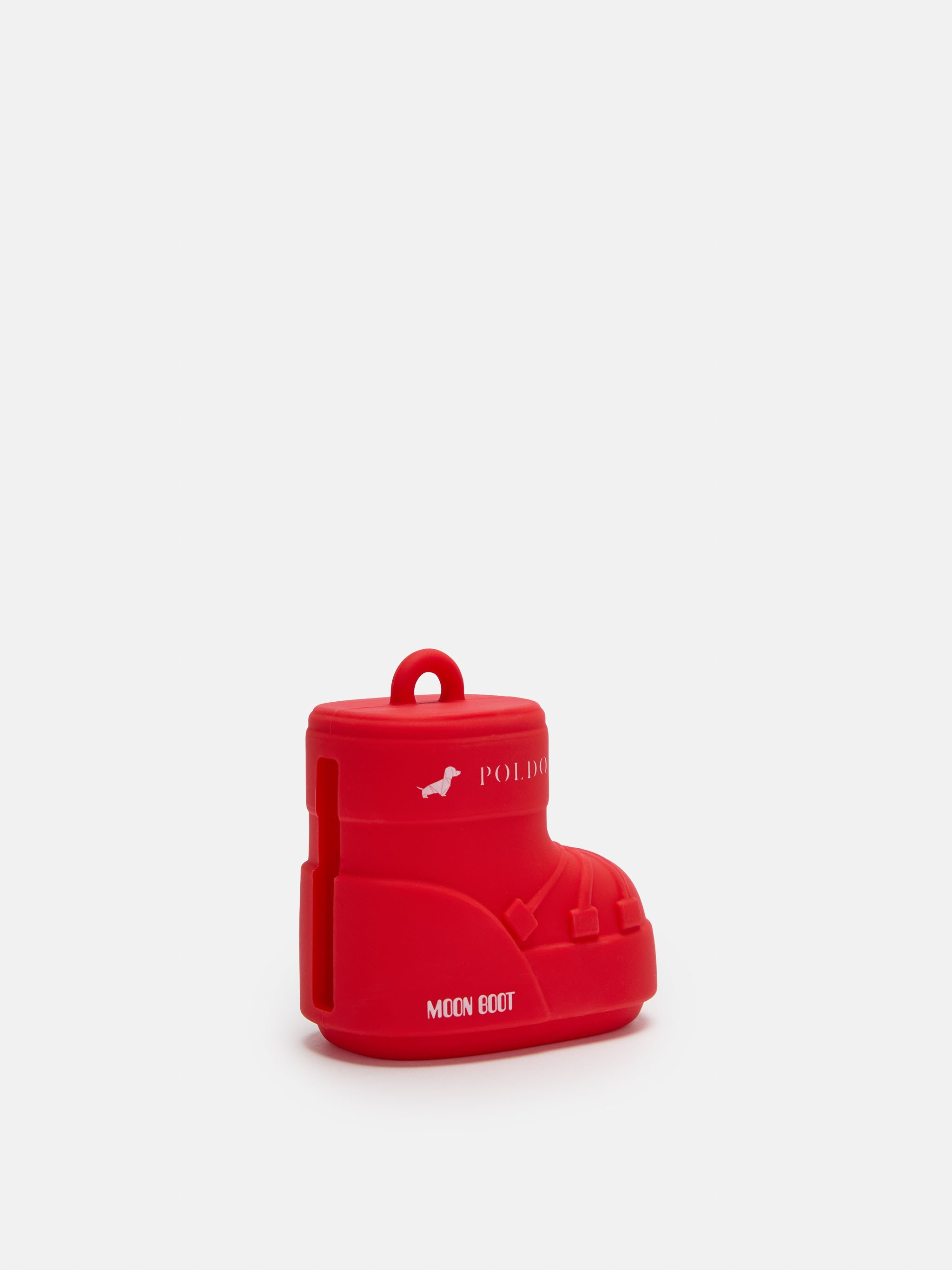 MOON BOOT X POLDO DOG COUTURE RÖD HUNDPÅSEHÄNGARE