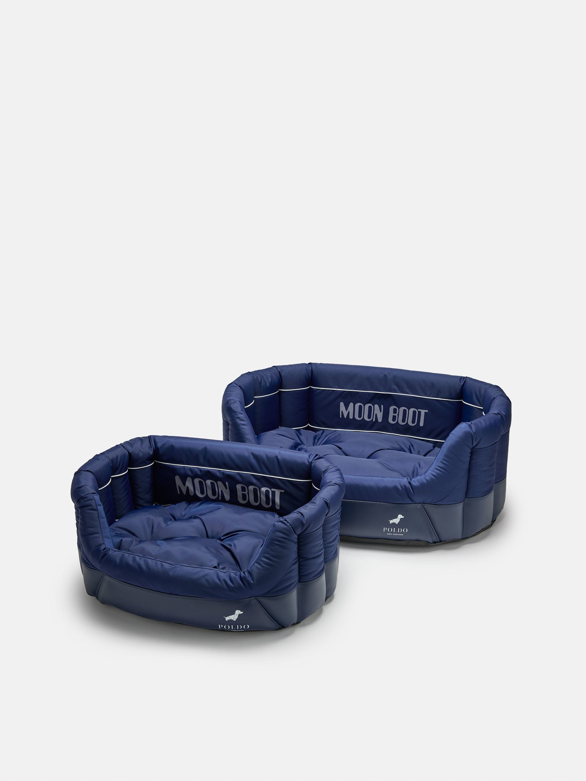 MOON BOOT X POLDO DOG COUTURE BLÅ MULLAD HUNDMATTA