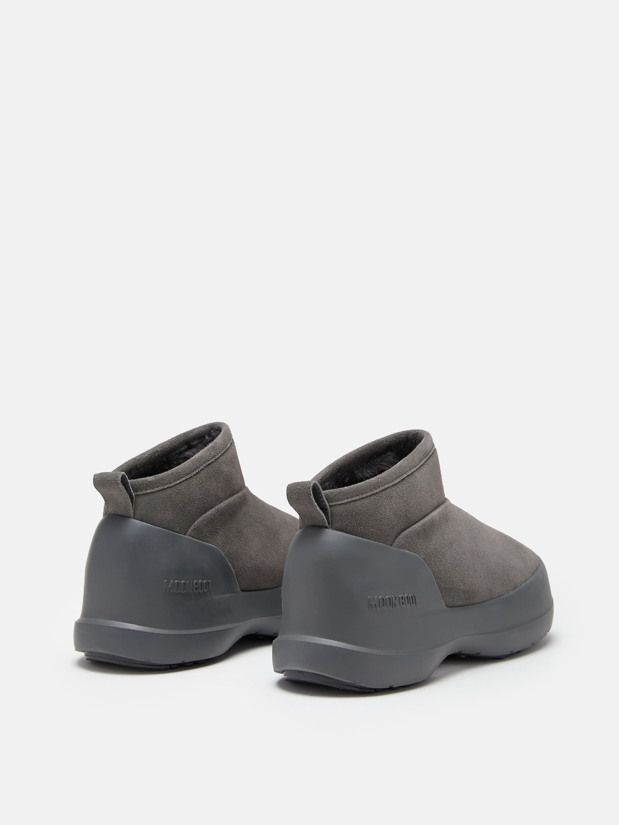 MEZZALUNA ANTHRACITE SUEDE LÅGA STÖVLE
