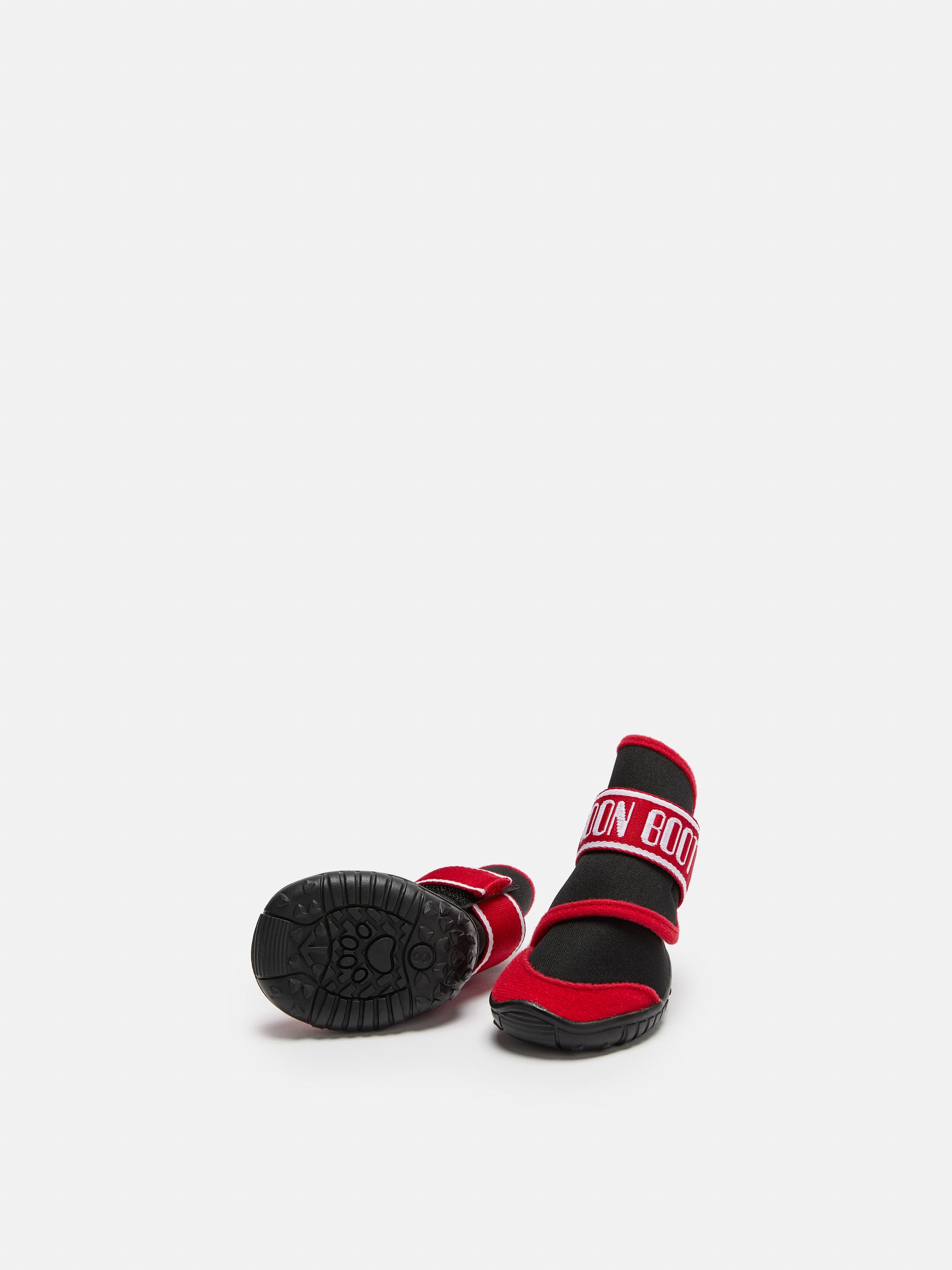 MOON BOOT X POLDO DOG COUTURE RÖDA HUNDSTÖVLE