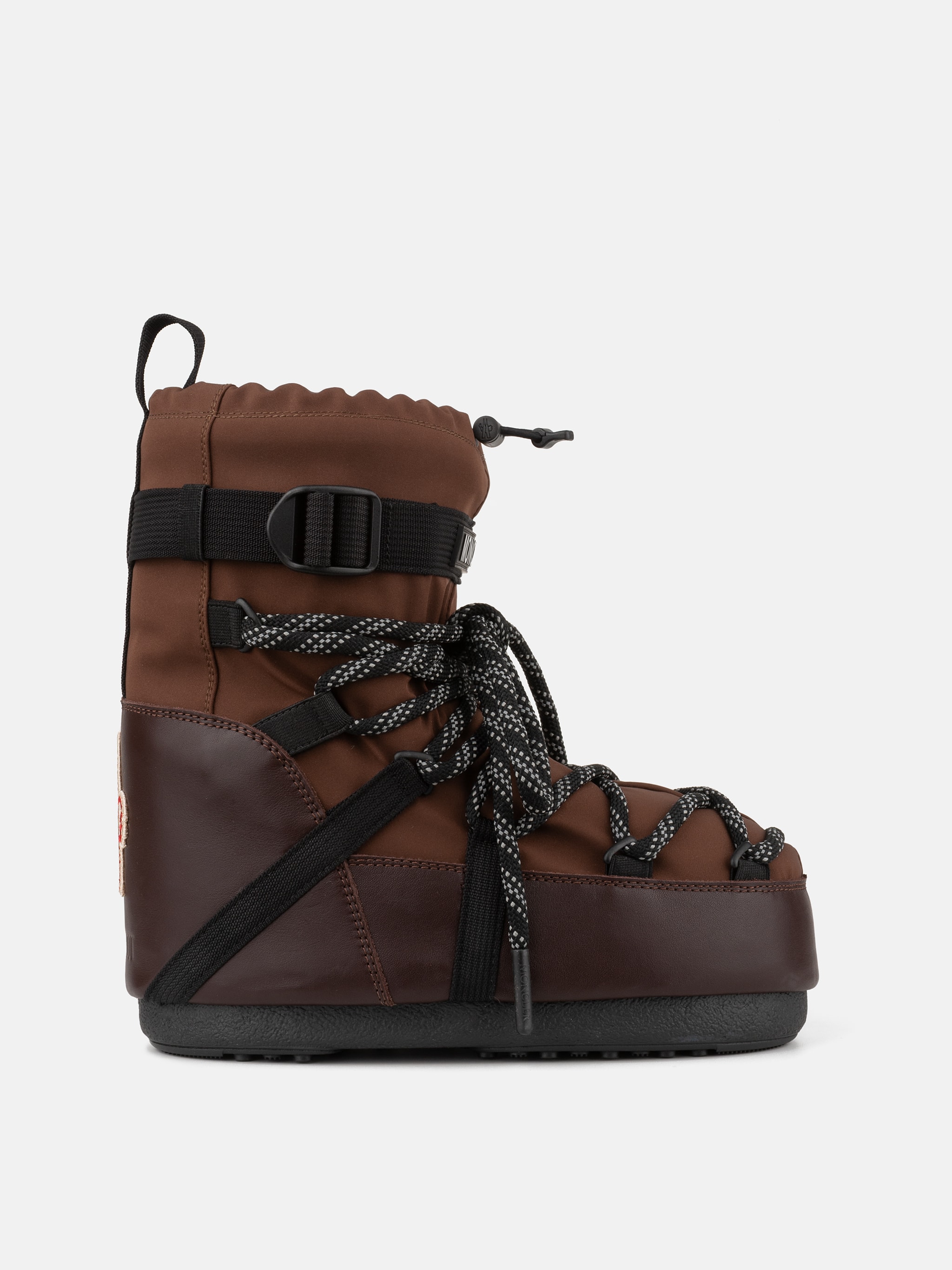 MOON BOOT X MONCLER GRENOBLE ICON LOW MOKA BROWN STÖVLE