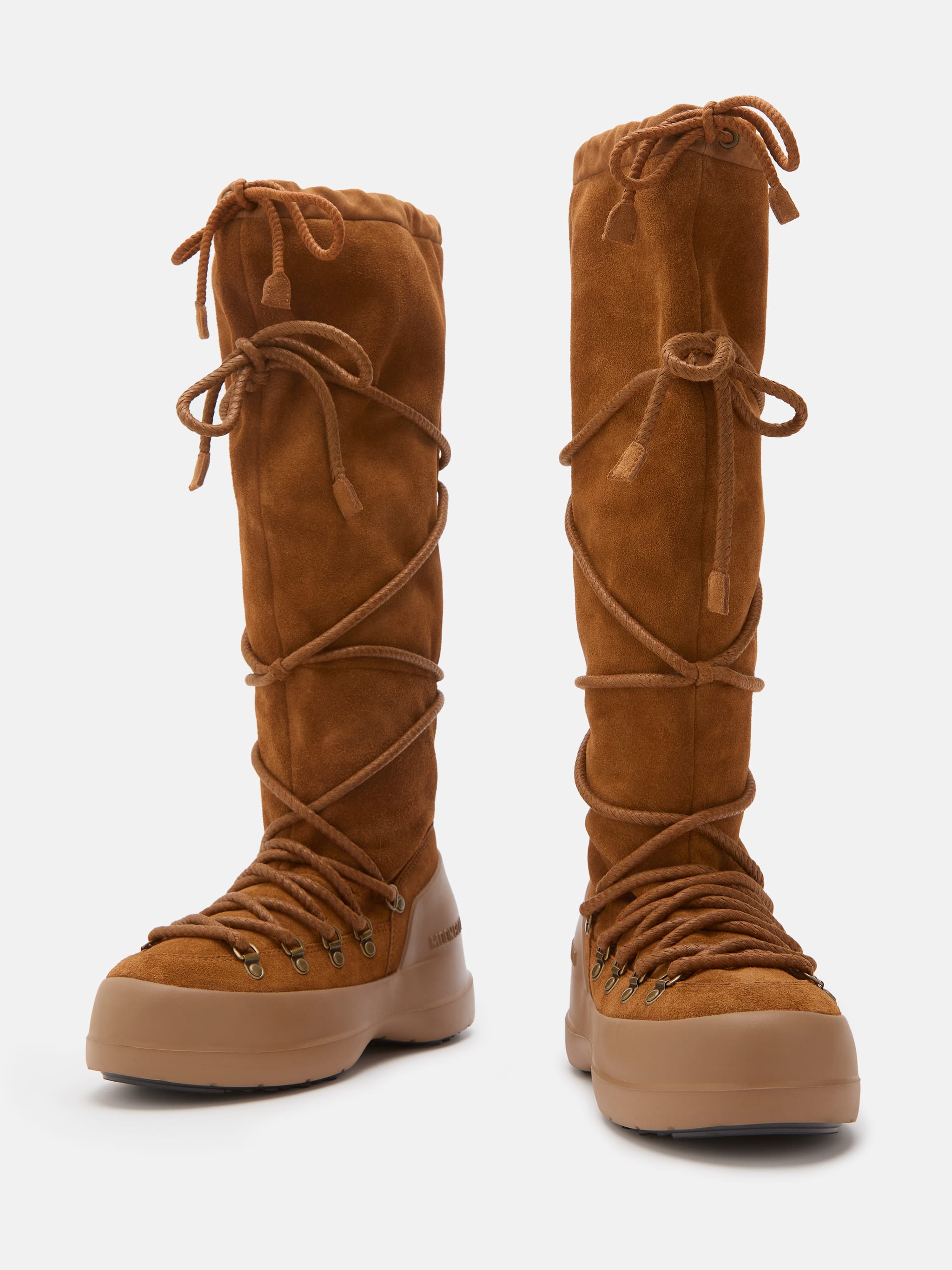 LUNA BROWN SUEDE EXTRA STÖVLER