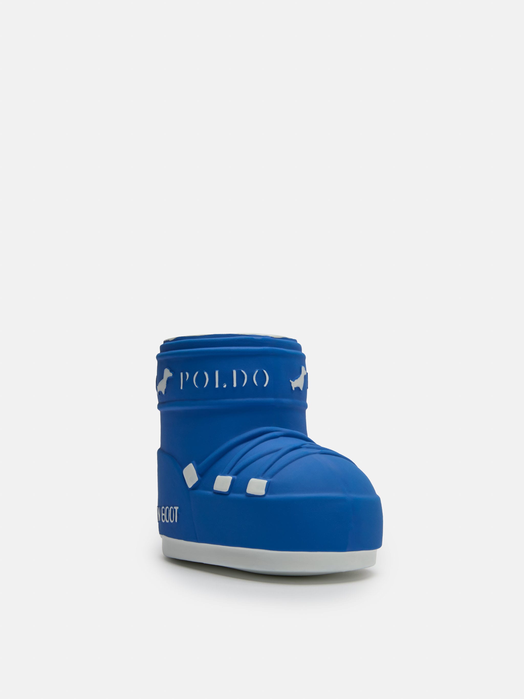 MOON BOOT X POLDO DOG COUTURE BLÅ KÄNSKIG HUNDLEK-SPRÅK