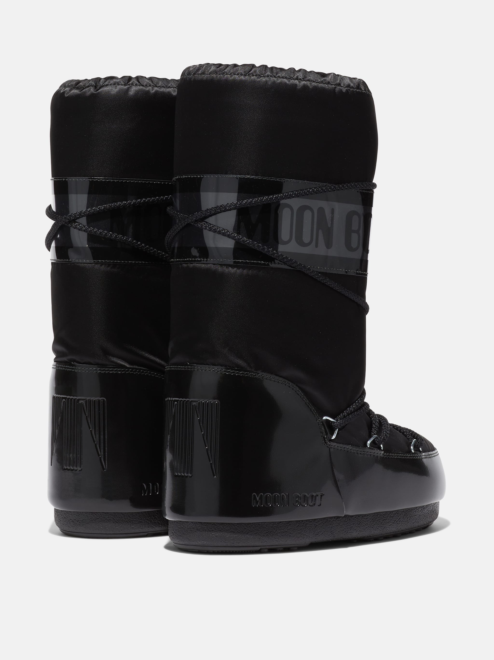 ICON GLANCE SVART SATIN SKOR