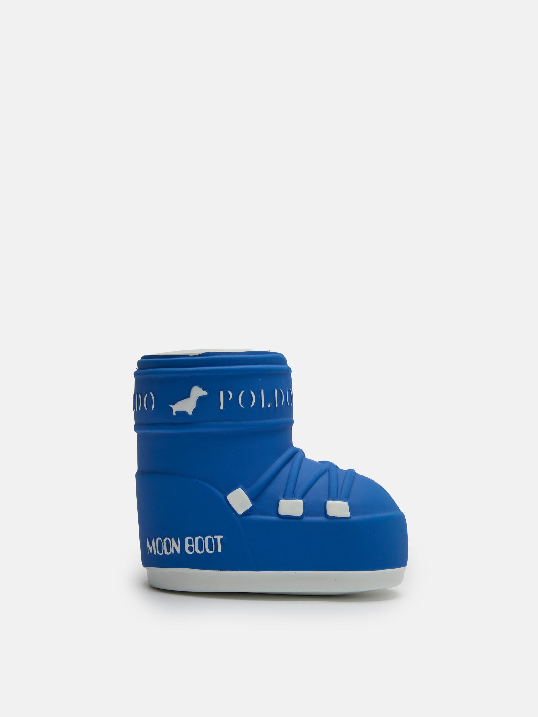 MOON BOOT X POLDO DOG COUTURE BLÅ KÄNSKIG HUNDLEK-SPRÅK