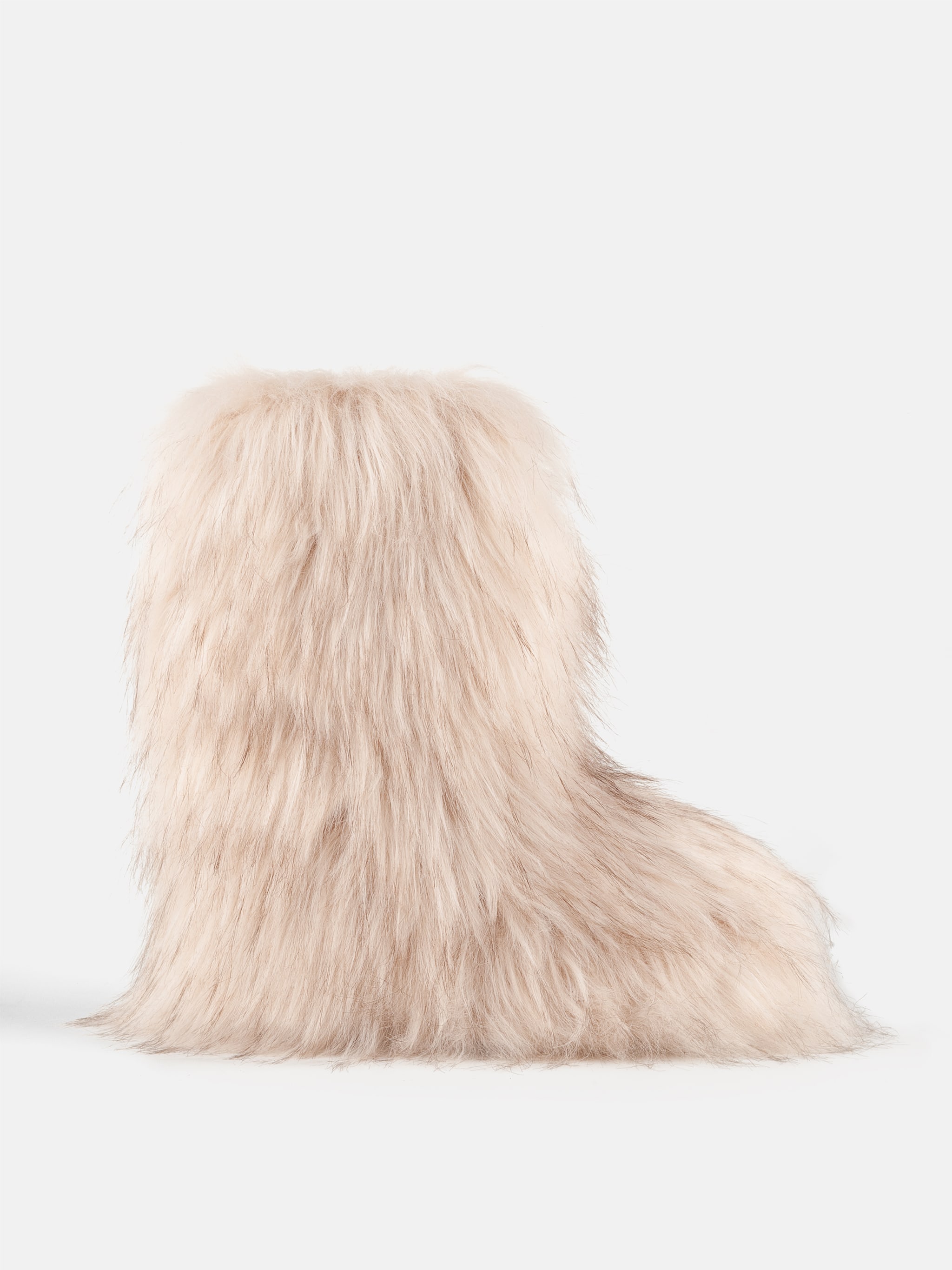 Jacquemus + Moon Boot ICON YETI MID CREAM STÖVLE