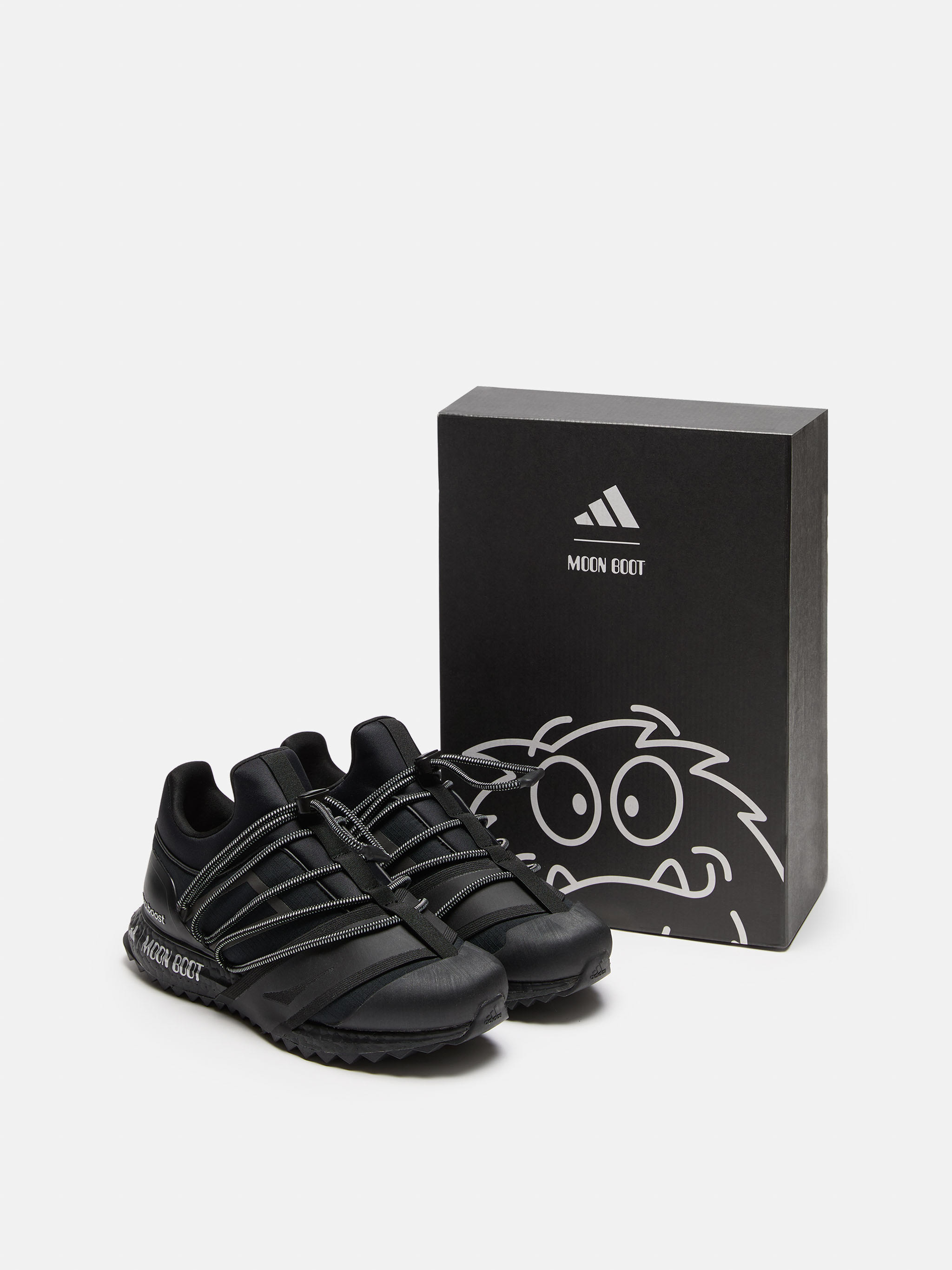 ADIDAS X MOON BOOT SVART ULTRABOOST 1.0 NEDRE SKOR