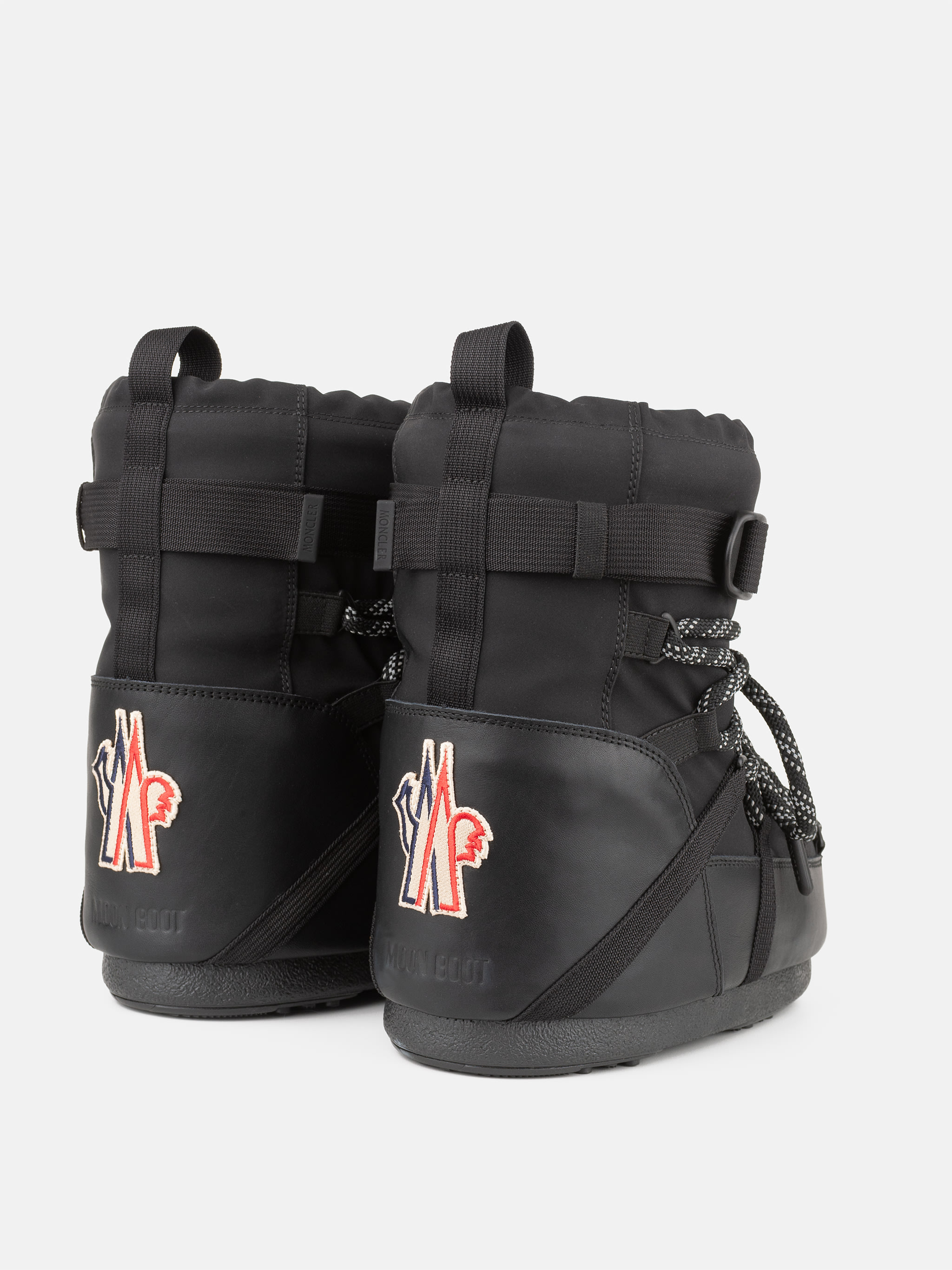 MOON BOOT X MONCLER GRENOBLE ICON LOW SVART STÖVLE