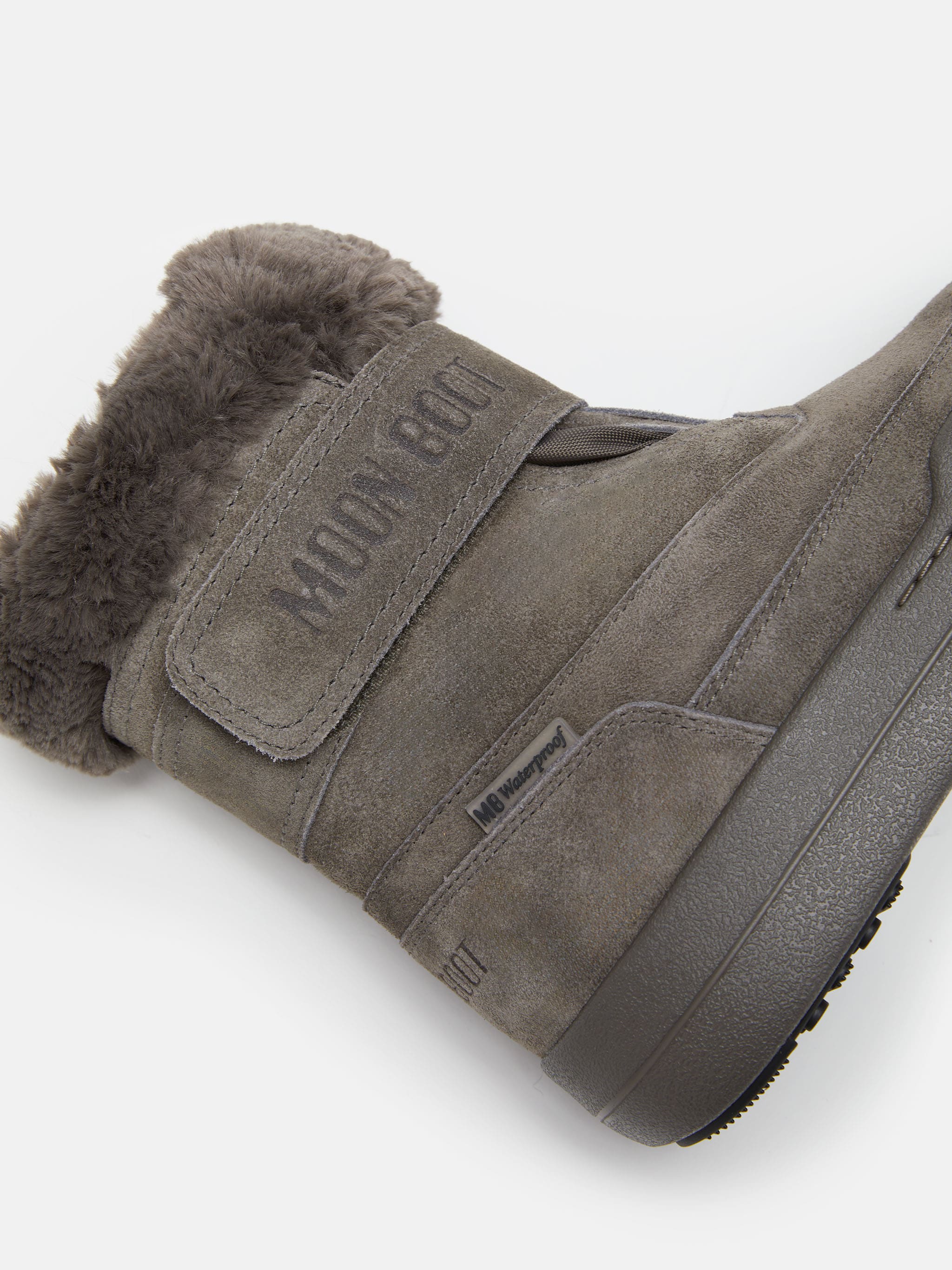 JUNIOR PARK STRAP ANTHRACITE SUEDE SKOR