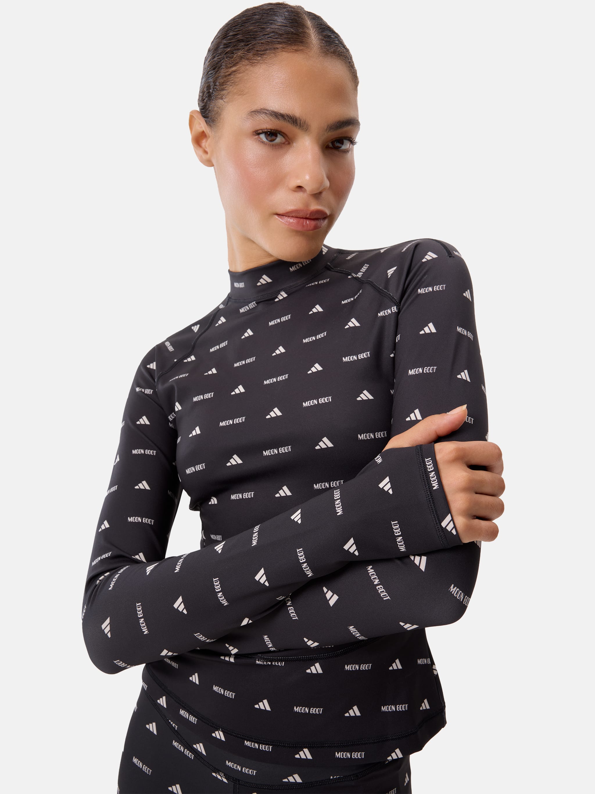 ADIDAS X MOON BOOT SVART LONG SLEEVE TOP