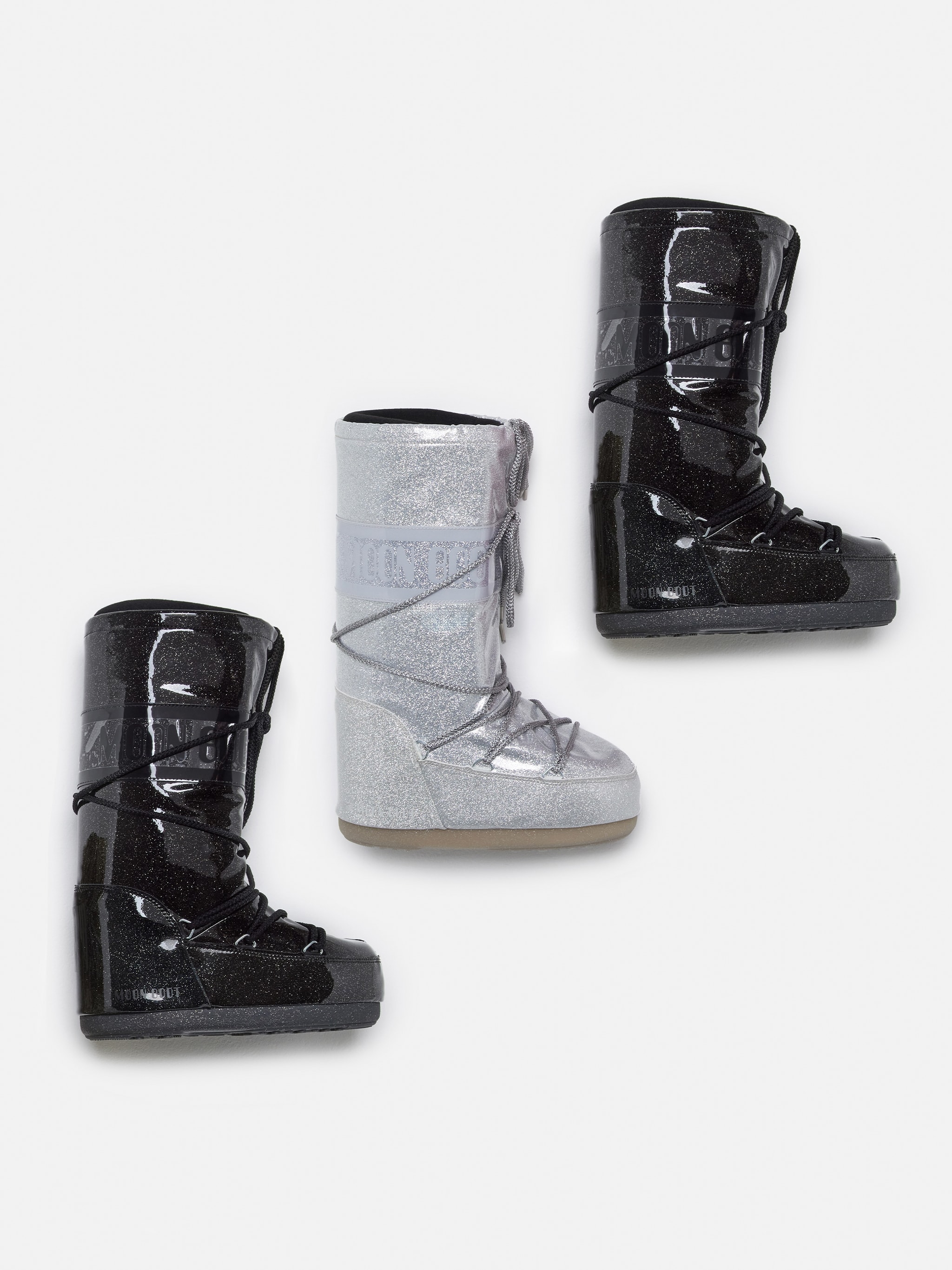 ICON SILVER GLITTERSTÖVLER