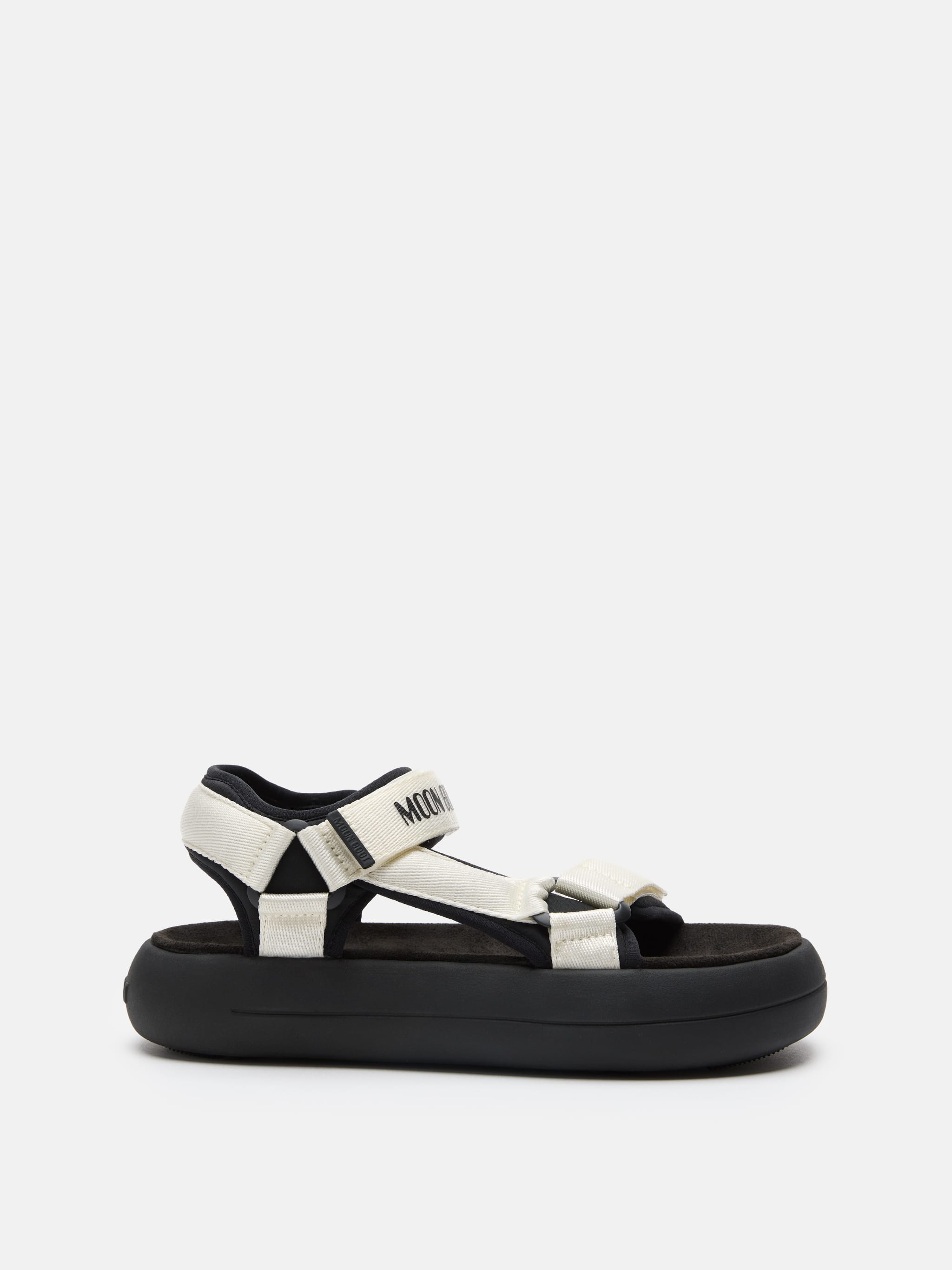 SUPER SANDAL SVART & VIT