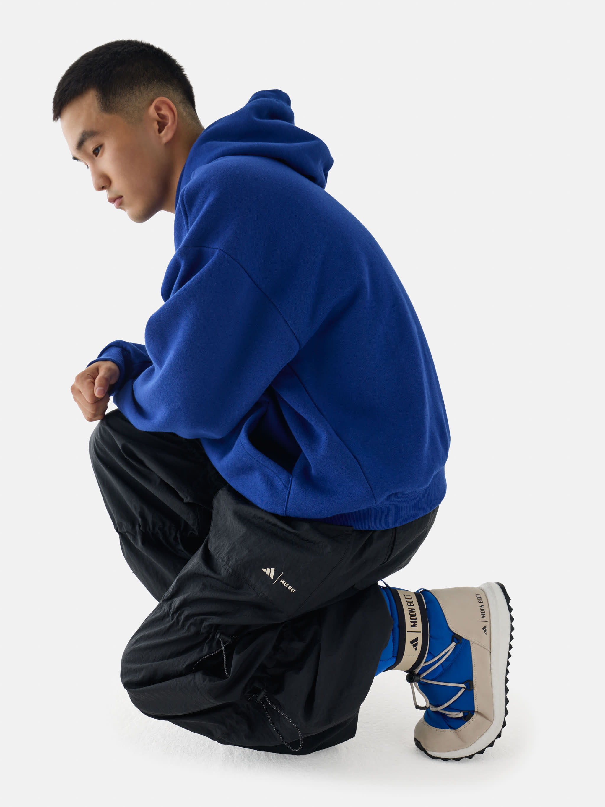 adidas x Moon Boot Moonboost High Blå Sneaker